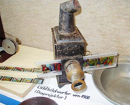 Diaprojektor um 1900